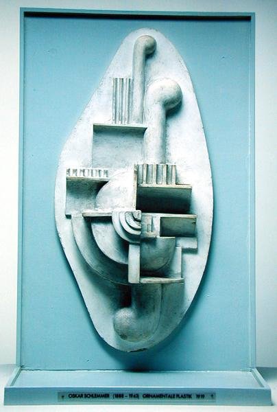 Relief, 1919 (træ) af Oskar Schlemmer