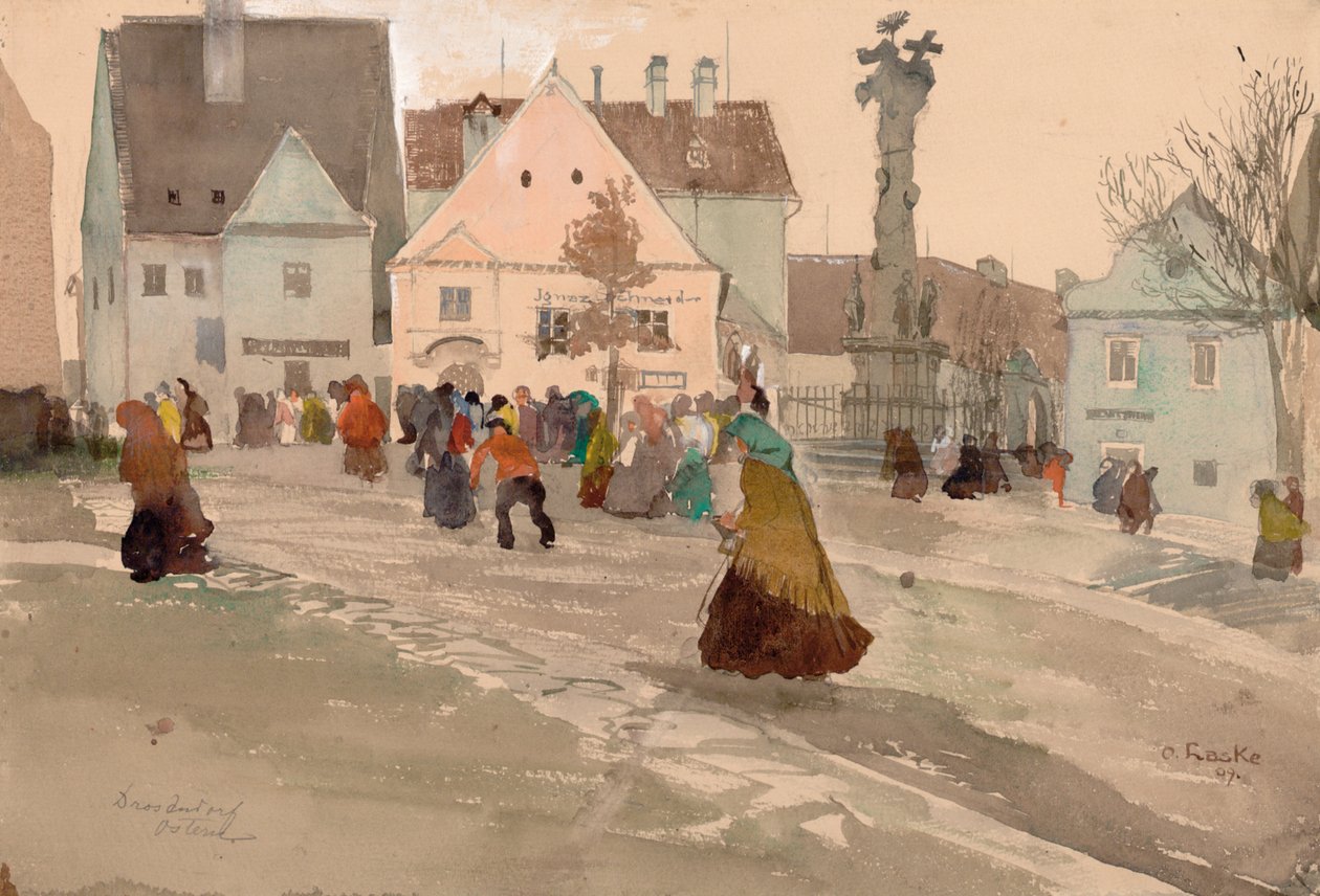 Drosendorf af Oskar Laske