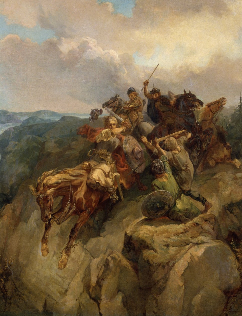 Kong Erik Vejrhat, 1860. af Oskar Leonard Anderson