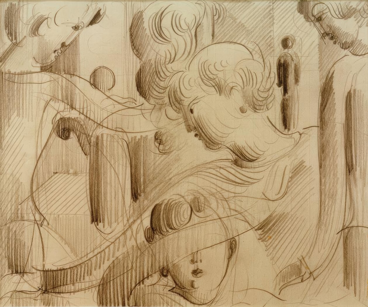 Figurkomposition af Oskar Schlemmer