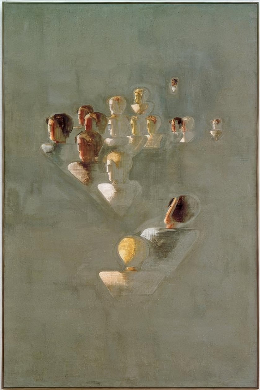 Folkwang -cyklus: Lektioner III af Oskar Schlemmer