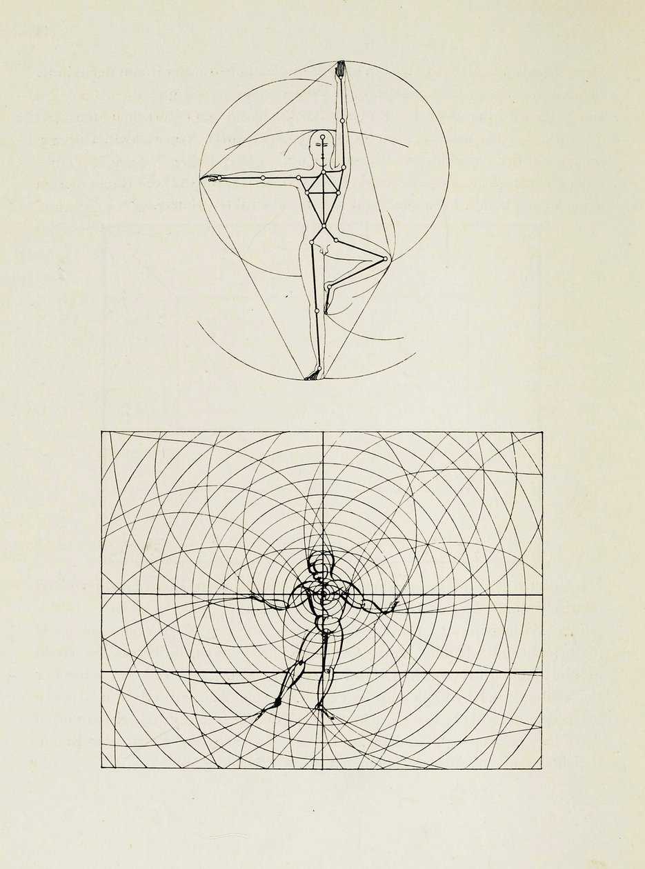 Fra Scenen i Bauhaus Scenen i Bauhaus, 1925. af Oskar Schlemmer