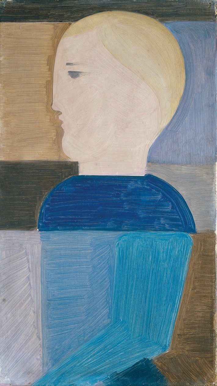 Halbfigur nach links gewandt af Oskar Schlemmer
