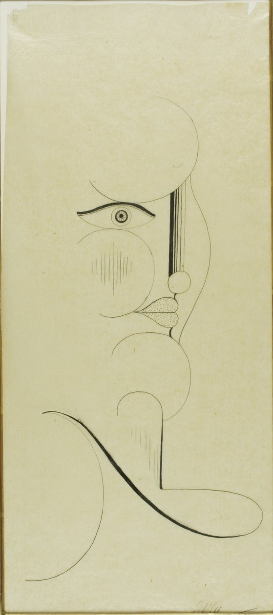 Hoved af Oskar Schlemmer