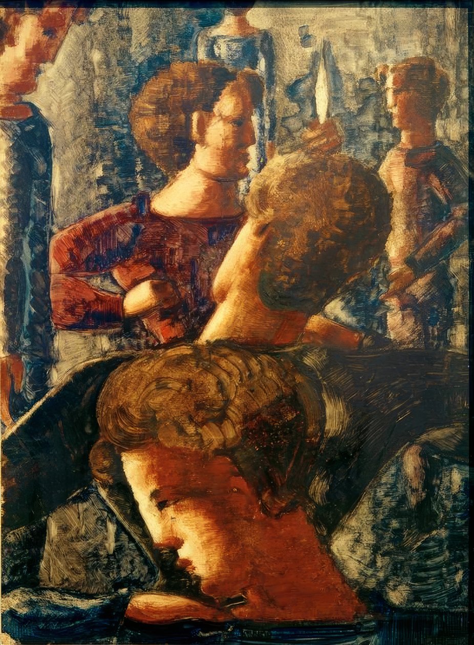 Heroisk scene af Oskar Schlemmer