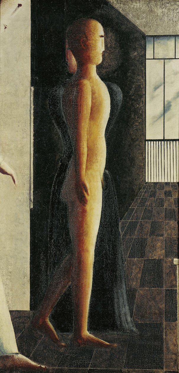 Nøgen, kvinde og kommende, 1925. af Oskar Schlemmer