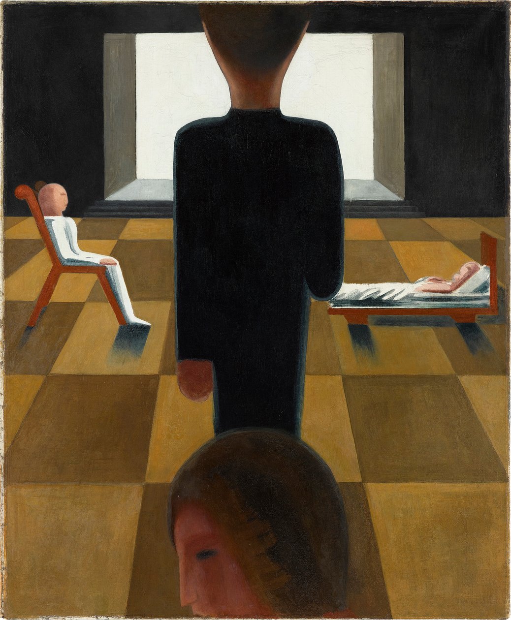 Hvilestue, 1925. af Oskar Schlemmer