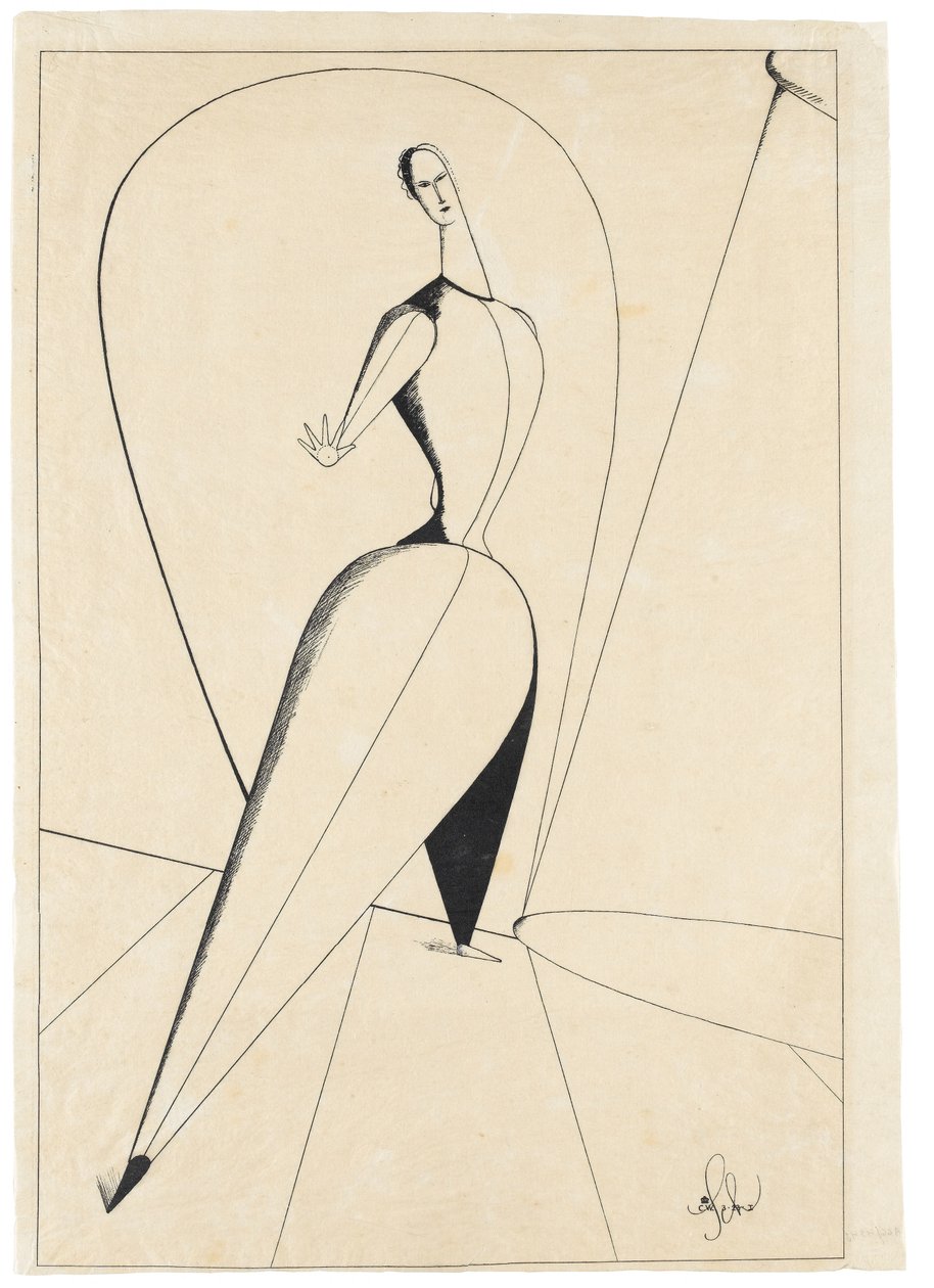 Danserinde af Oskar Schlemmer