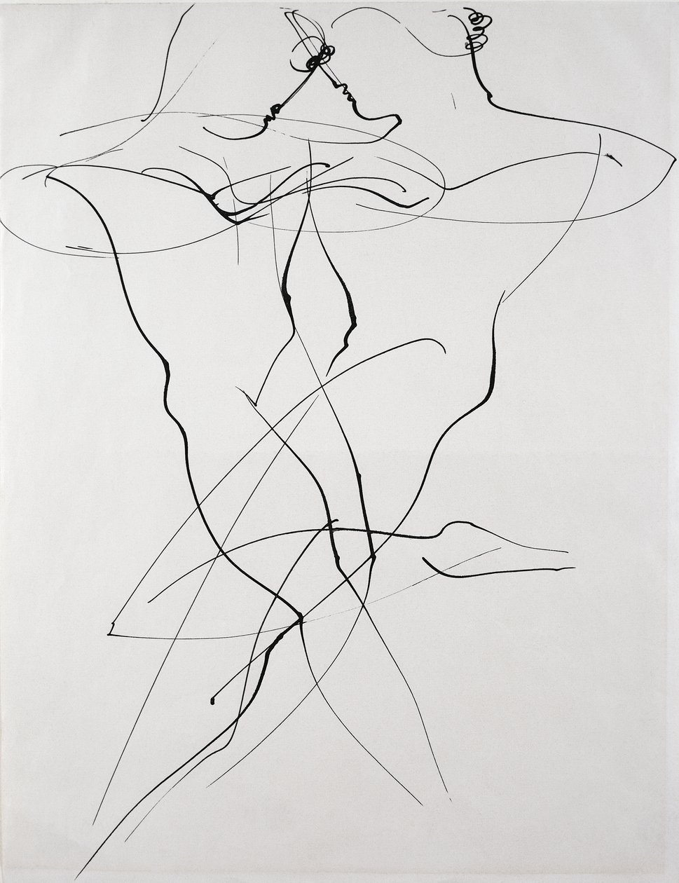 To figurer i modsat bevægelse, dans af Oskar Schlemmer