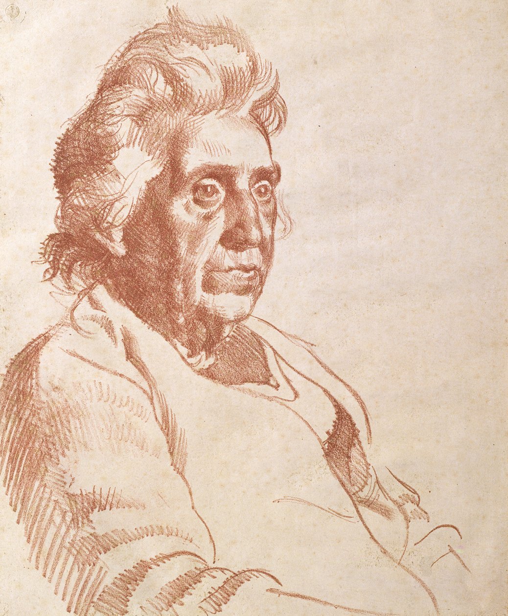 Portræt af en gammel dame, 1938 af Osmund Caine
