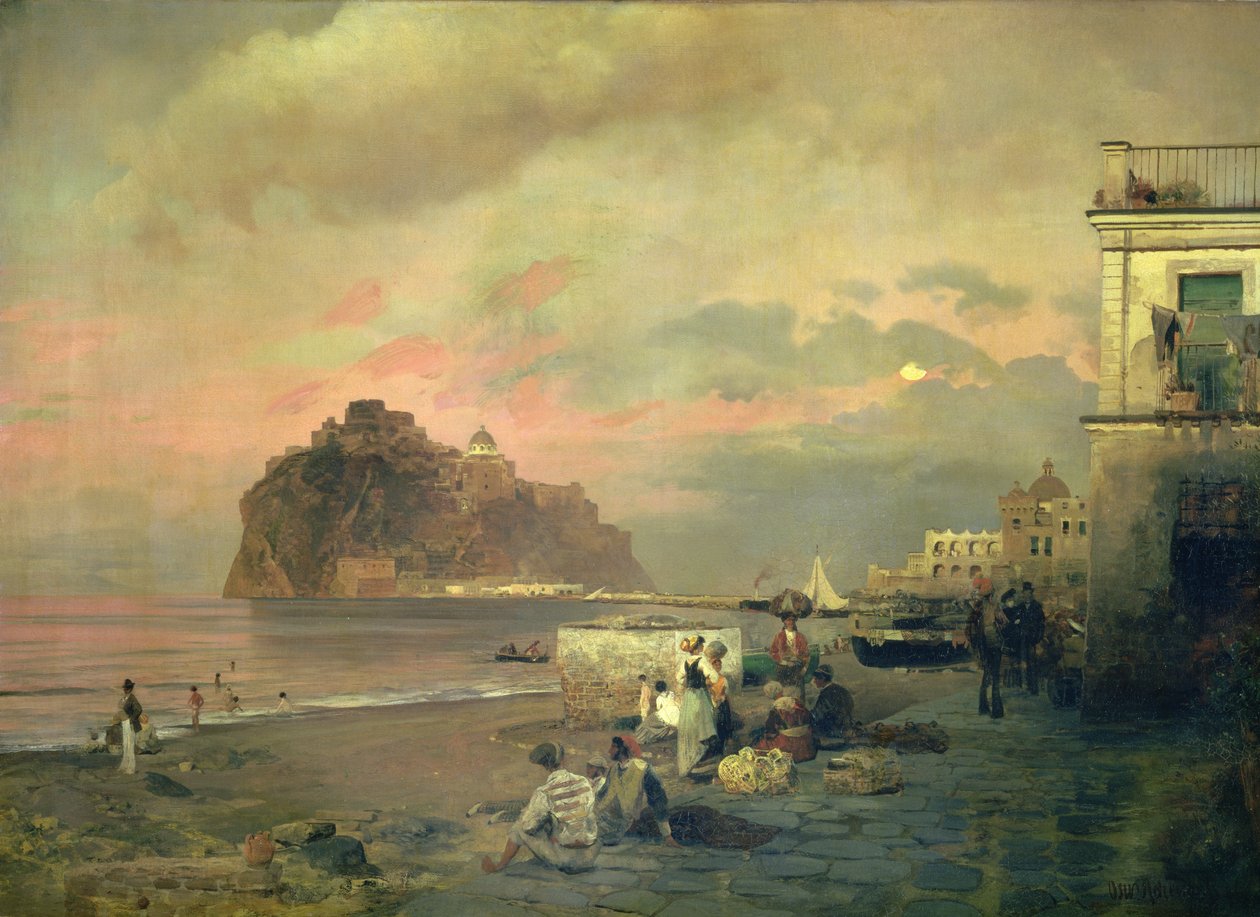 Ischia, 1884 af Oswald Achenbach