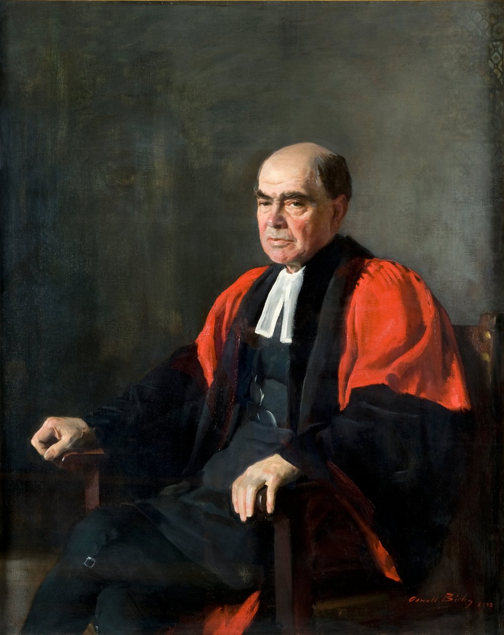 Hastings Rashdall (olie på lærred) af Oswald Hornby Joseph Birley