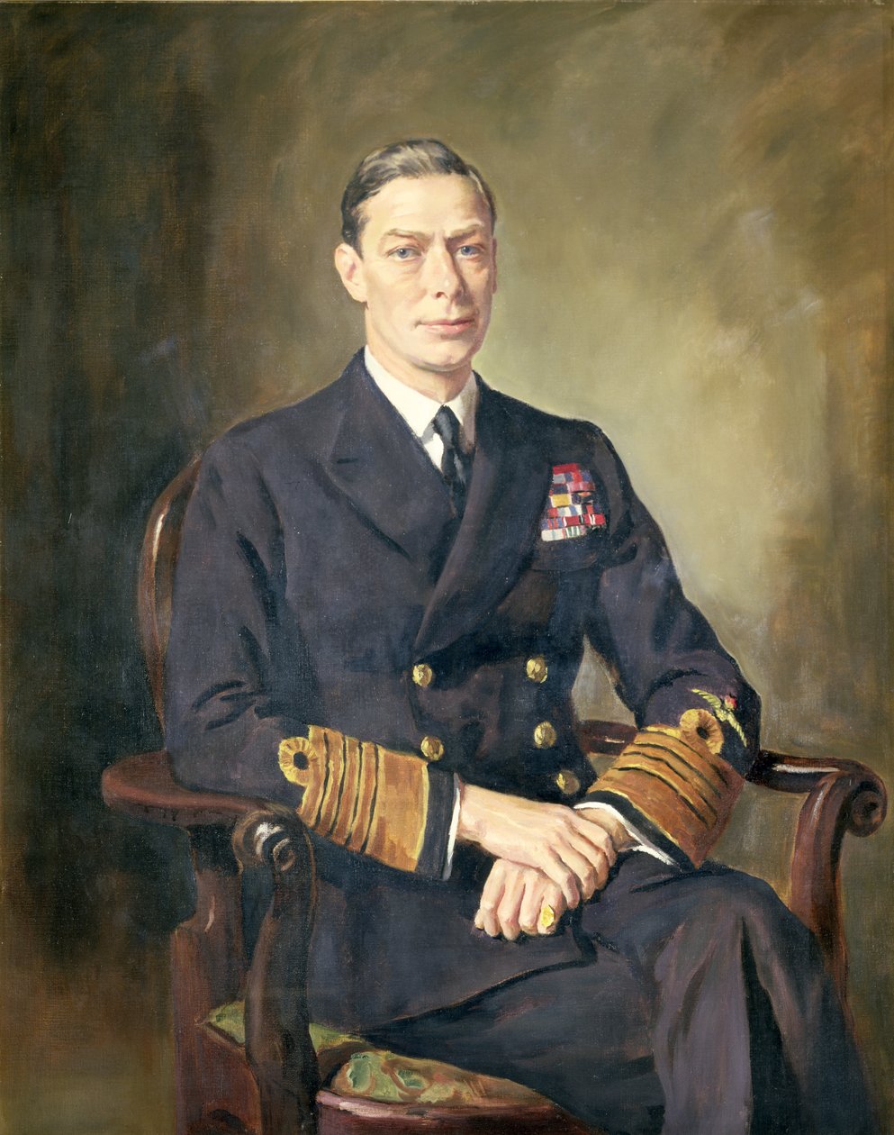 Kong George VI af Oswald Hornby Joseph Birley