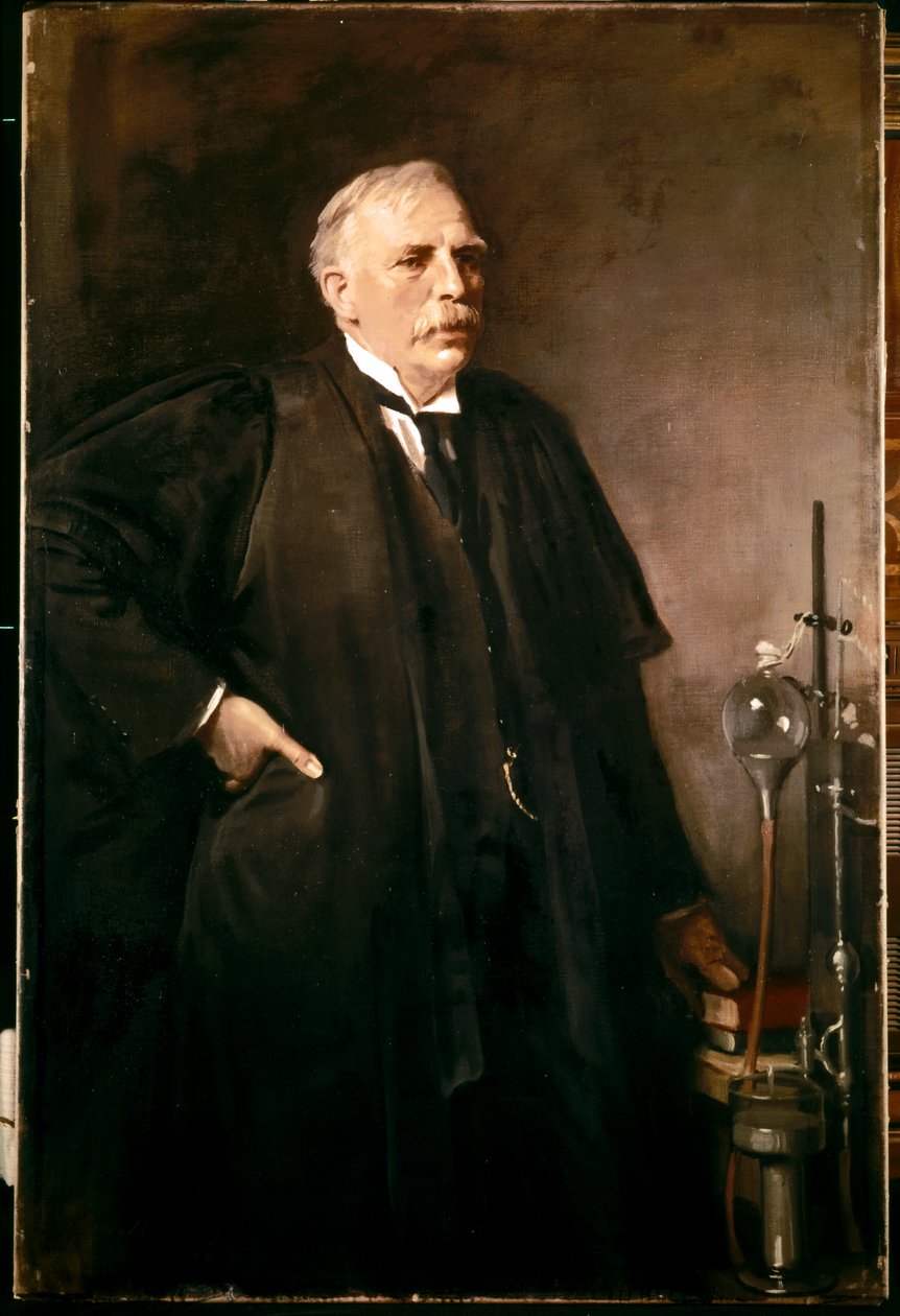 Portræt af Ernest Rutherford af Oswald Hornby Joseph Birley