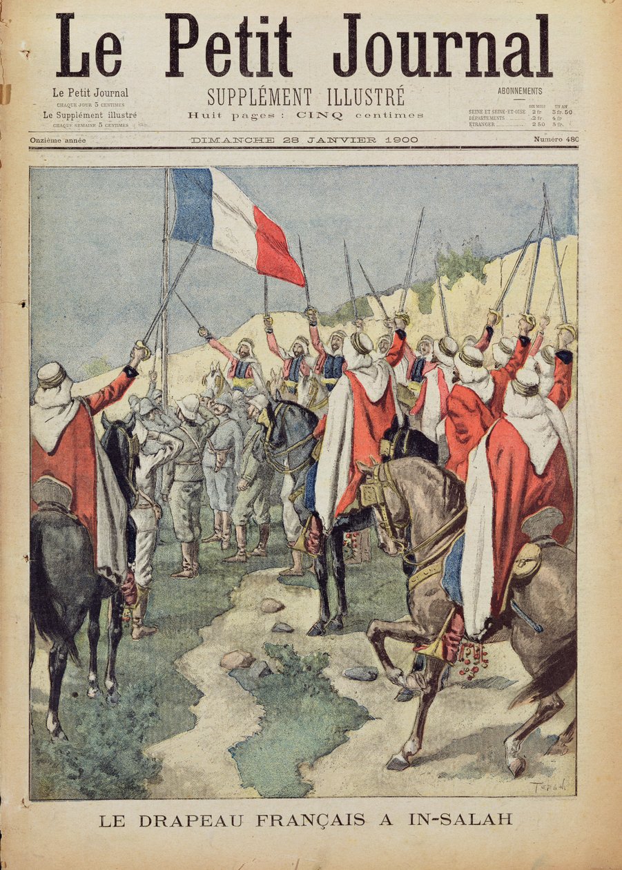 Det franske flag i In-Salah, 10. januar 1900, titelblad fra 