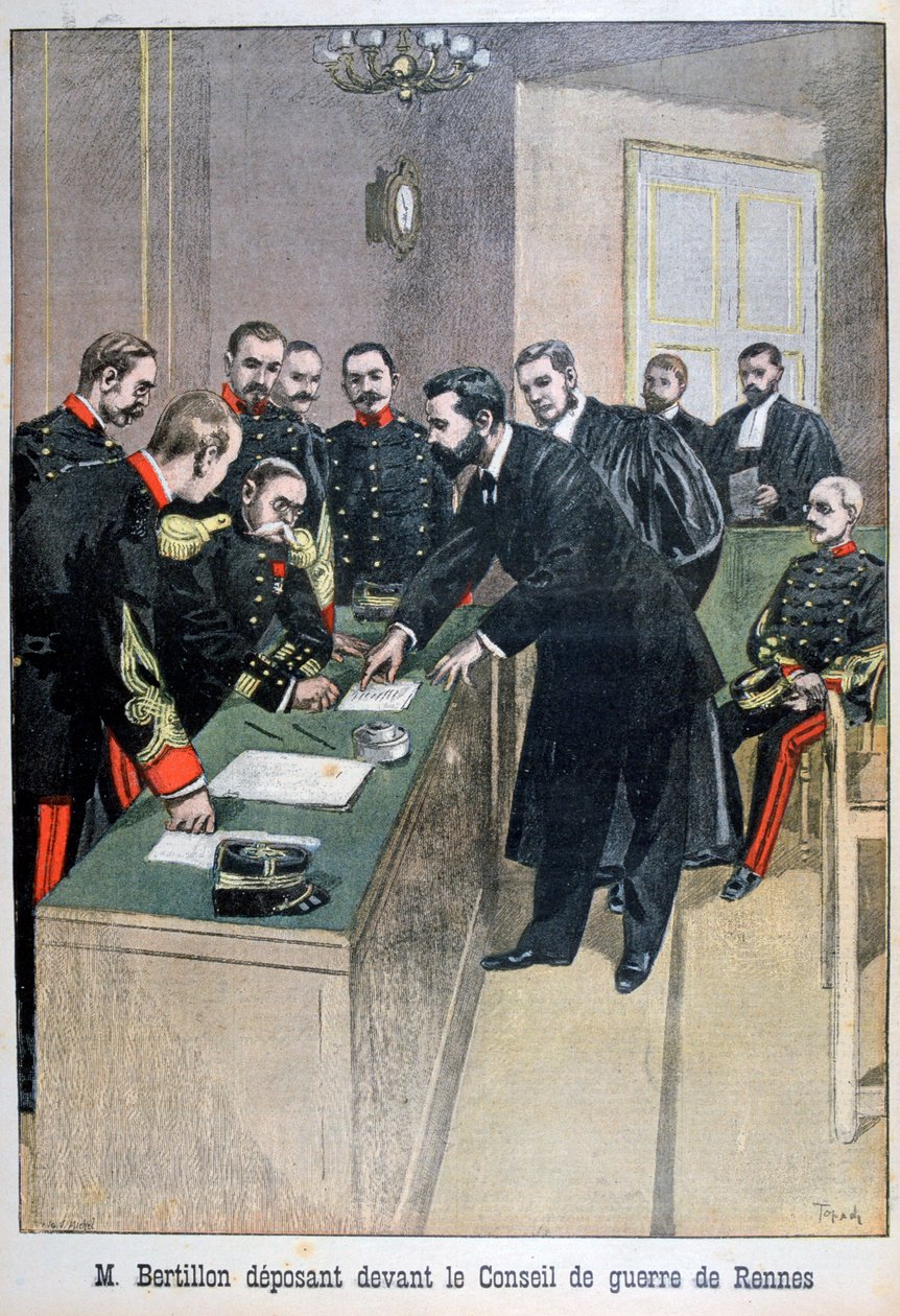 Alphonse Bertillon, fransk politibetjent, 1899 af Oswaldo Tofani