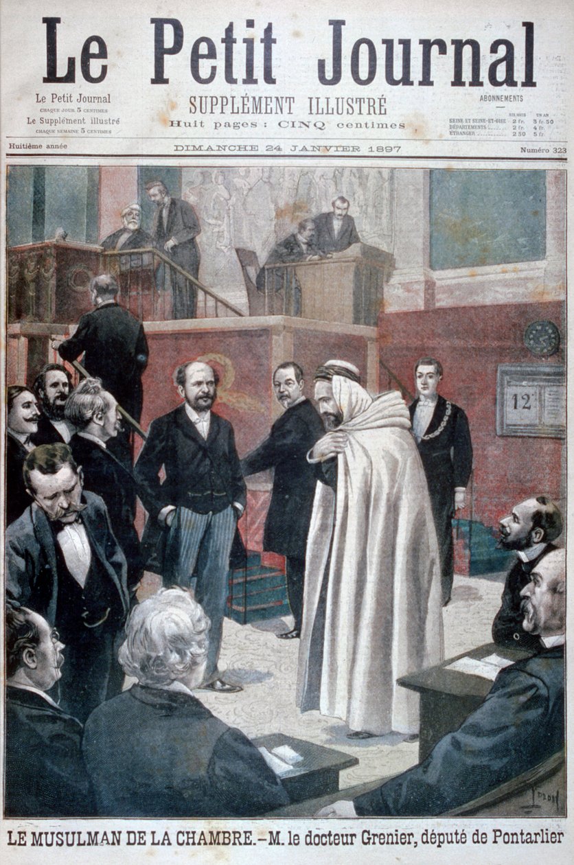 Dr. Philippe Grenier, den første muslimske stedfortræder i den franske nationalforsamling, 1897 af Oswaldo Tofani
