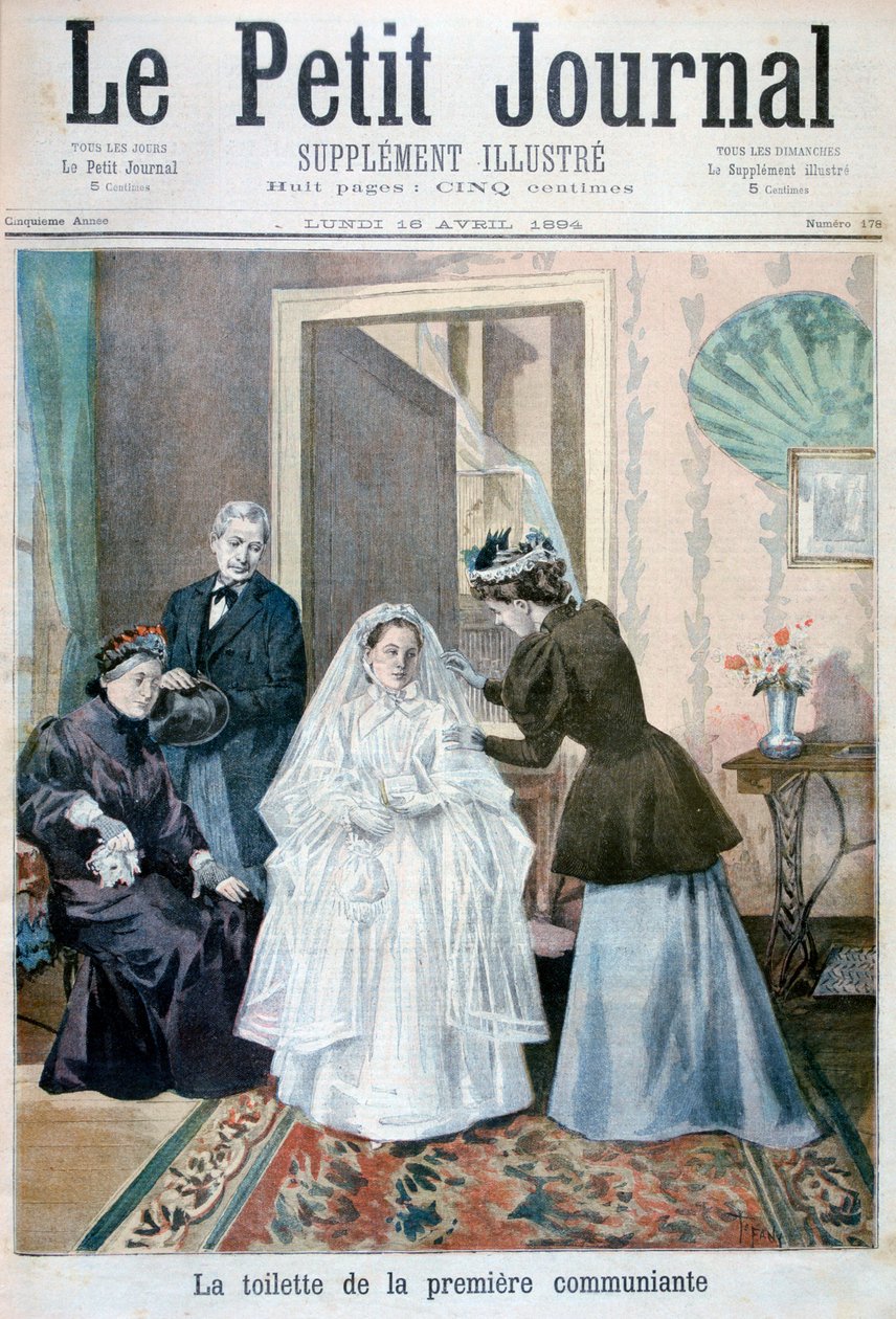 Første kommunikant, 1894 af Oswaldo Tofani