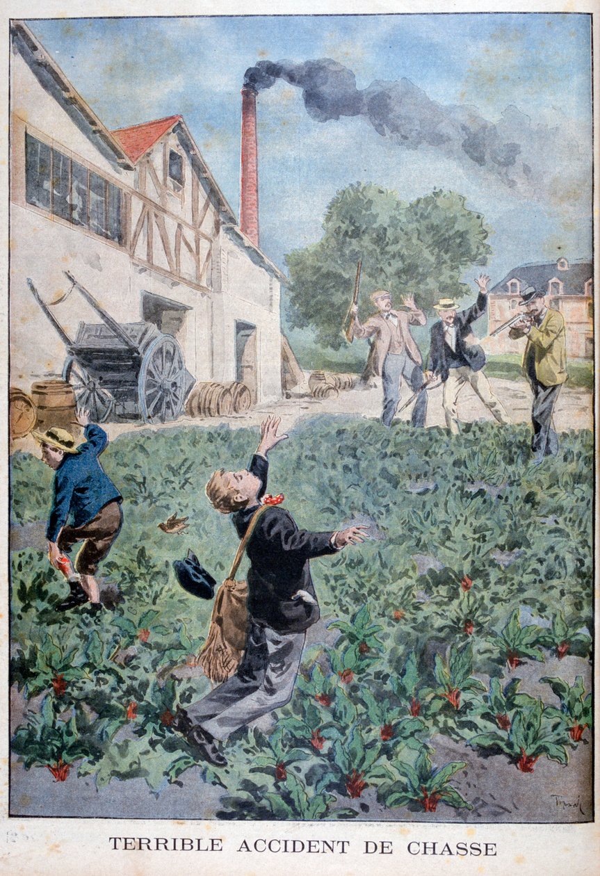 Jagtulykke, 1900 af Oswaldo Tofani