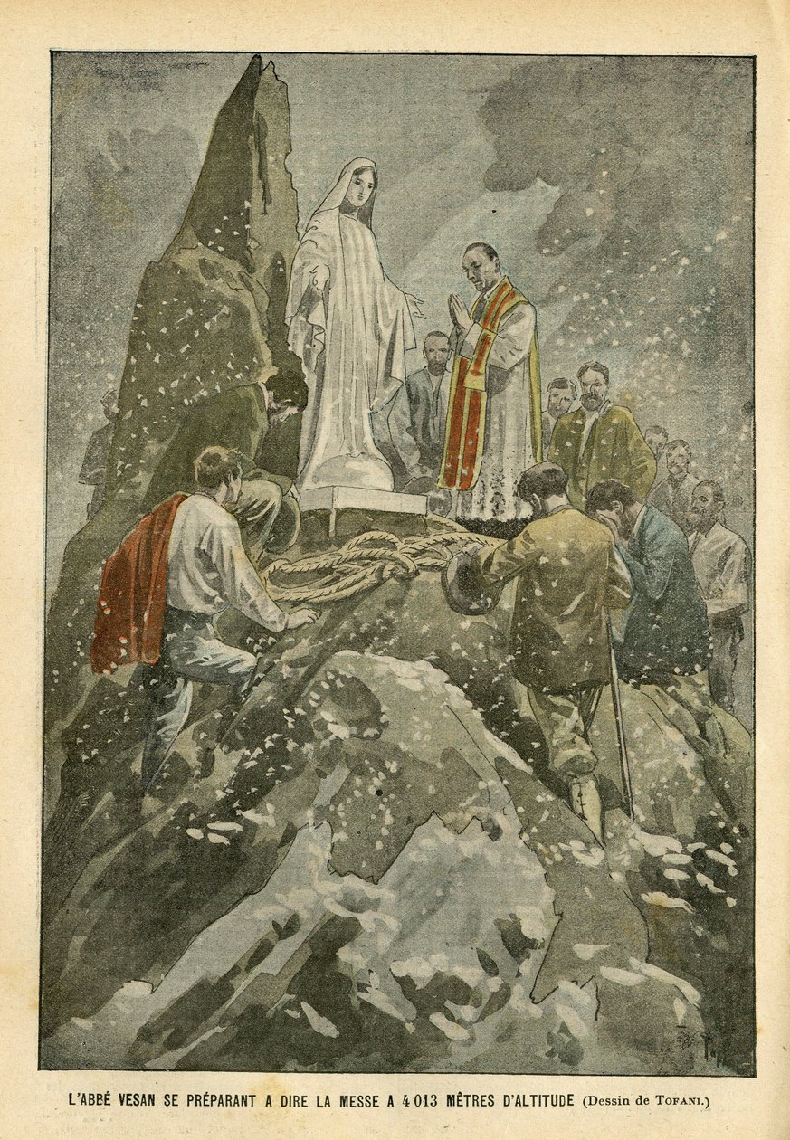Illustration af Oswaldo Tofani (1849-1915) i Le Pelerin af Oswaldo Tofani