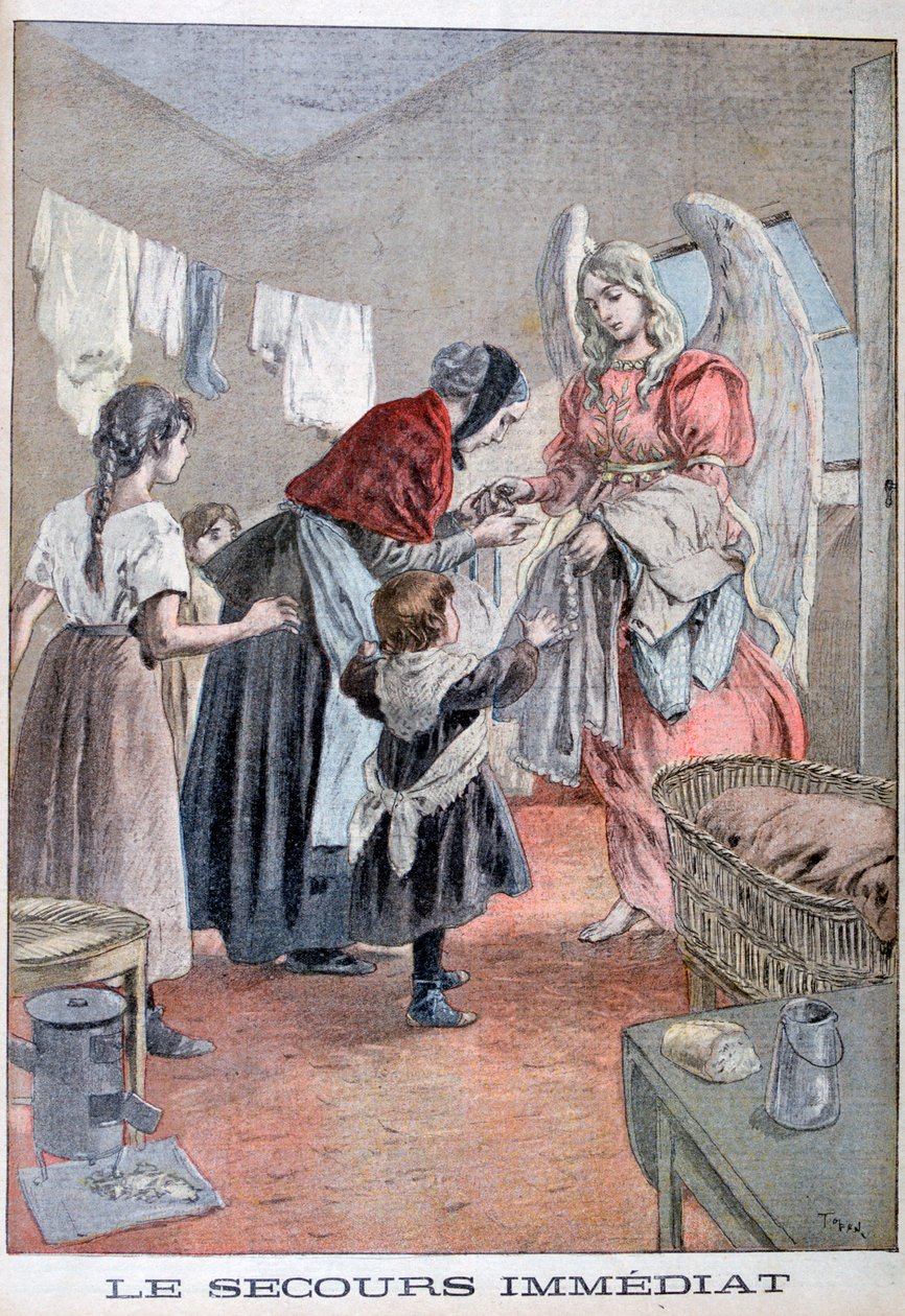 Øjeblikkelig hjælp, 1899. af Oswaldo Tofani