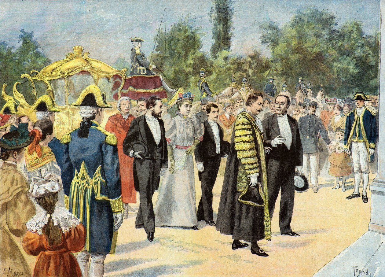 Sir Joseph Renals besøger Bordeaux af Oswaldo Tofani