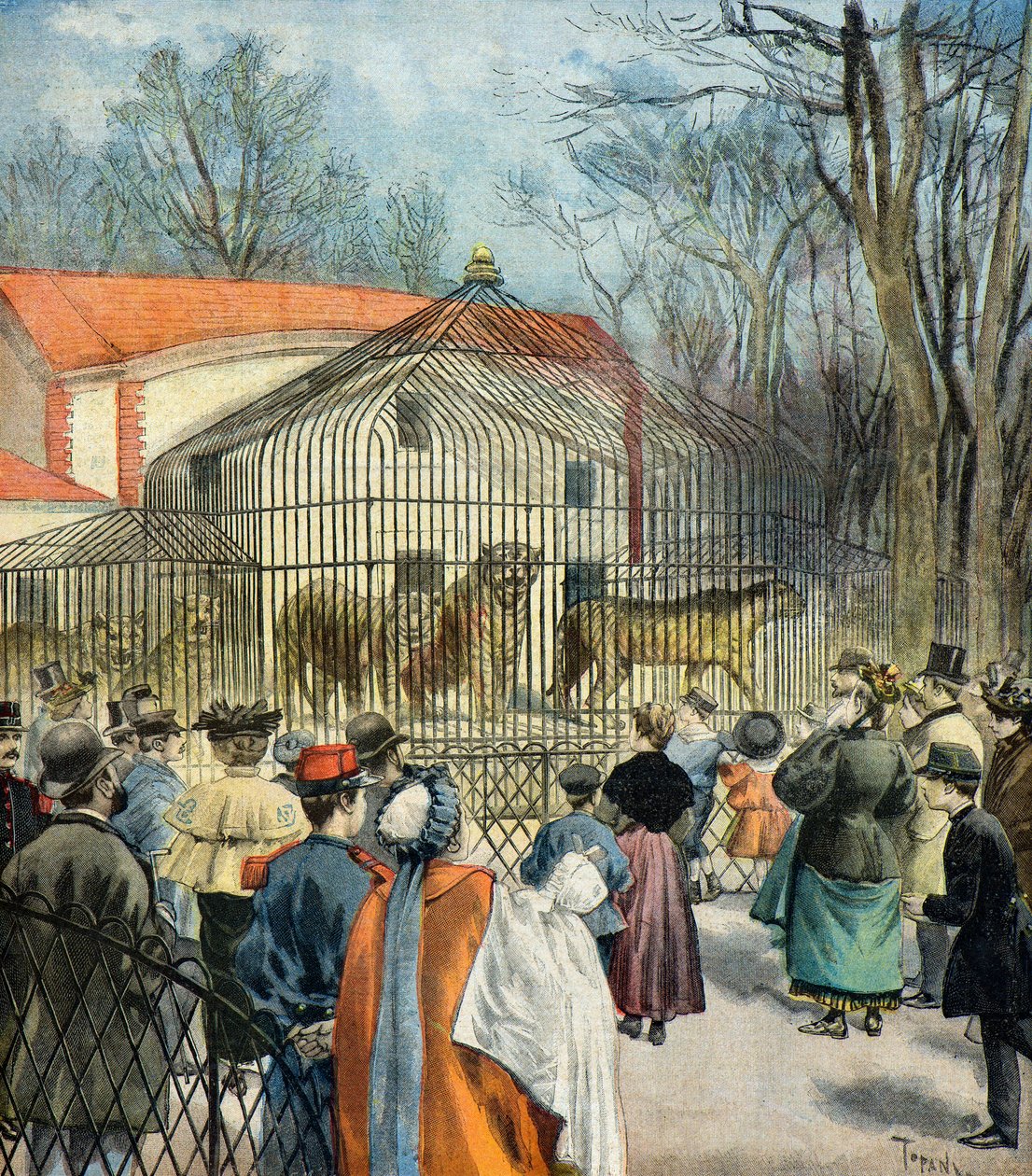 Den nye fauve-rotunde i Jardin des Plantes af Oswaldo Tofani