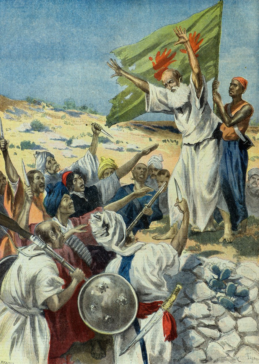 Opstand i Indien mod den engelske tilstedeværelse af Oswaldo Tofani