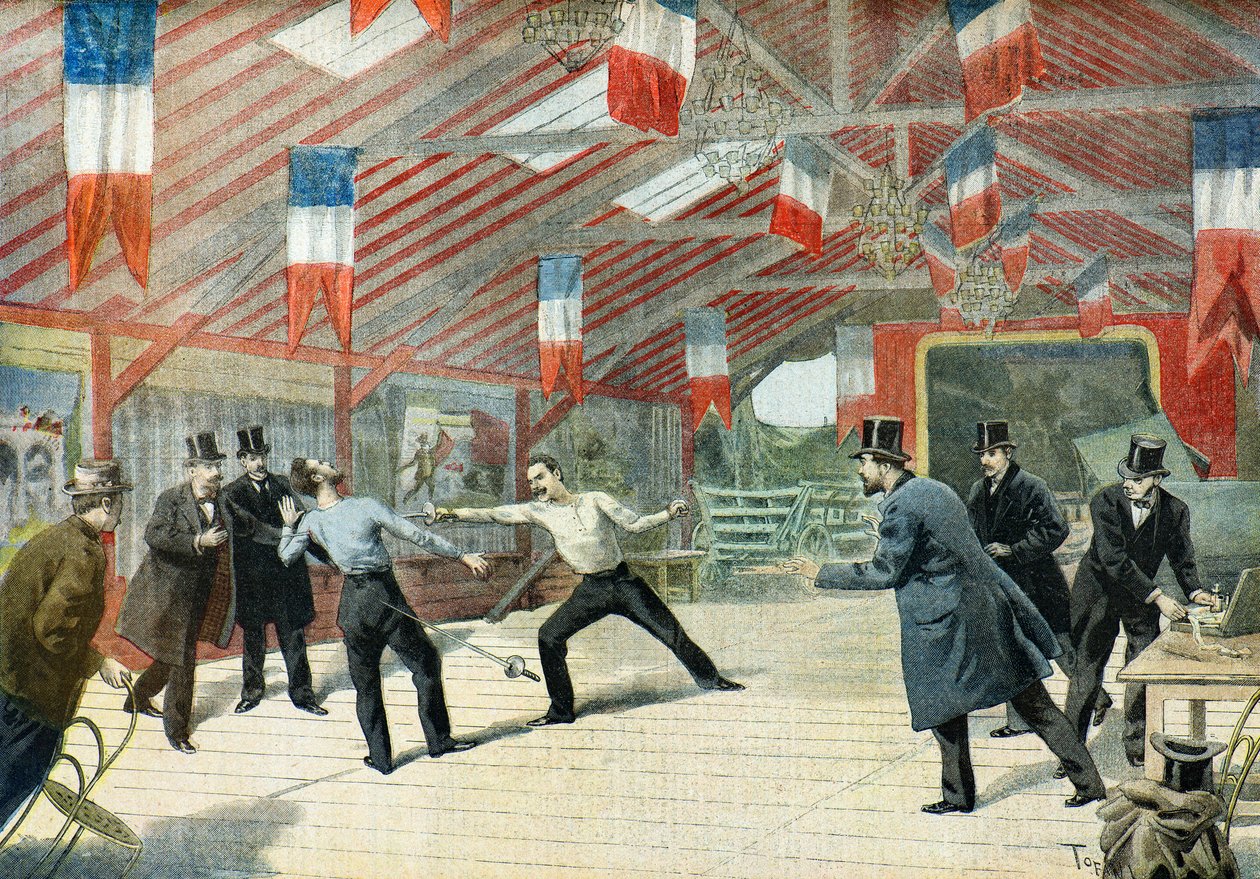 Jules Hippolyte Perchers død,1895 (Illustration) af Oswaldo Tofani