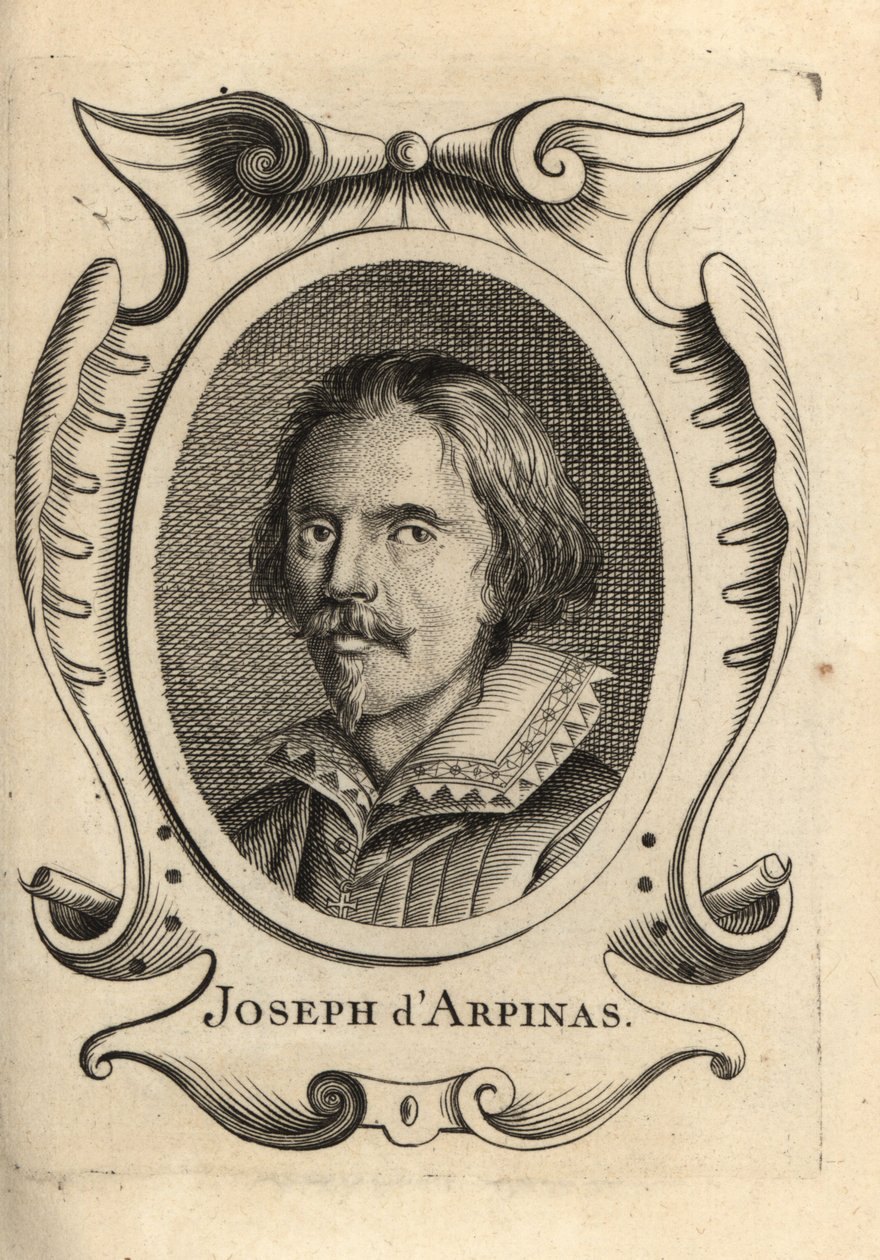 Giuseppe Cesari, italiensk maneristmaler. af Ottavio (after) Leoni