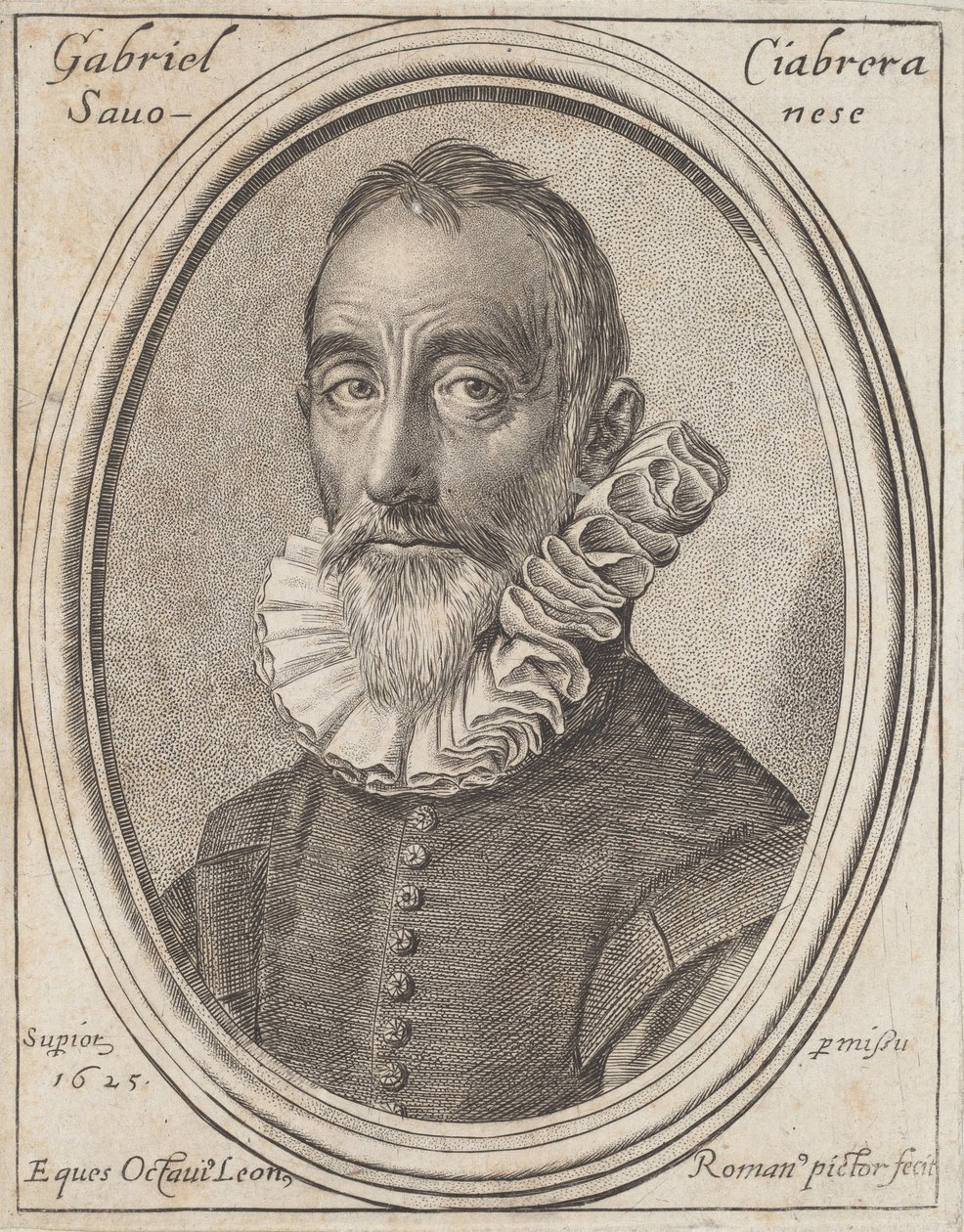 Gabriello Chiabrera af Ottavio Leoni