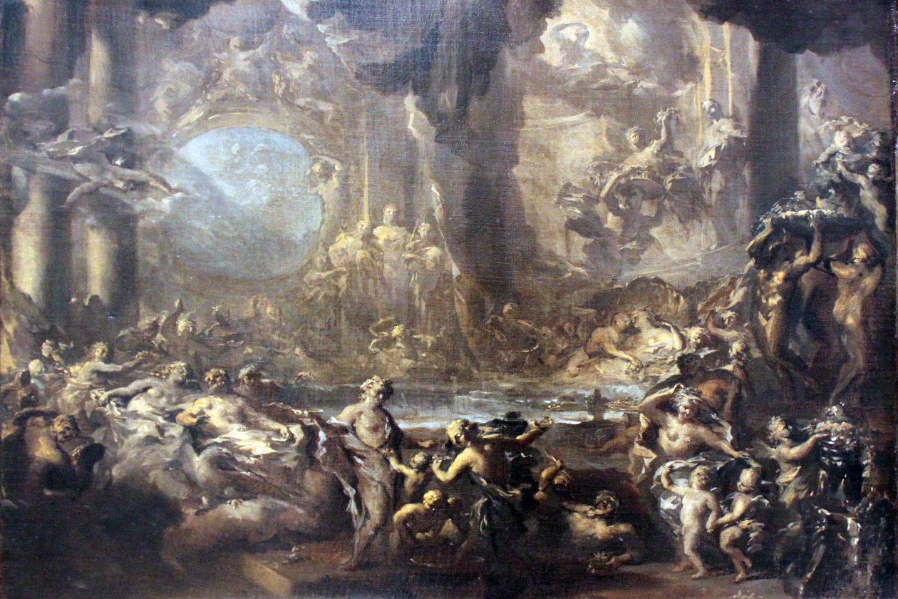Brylluppet mellem Peleus og Thetis af Ottmar Elliger