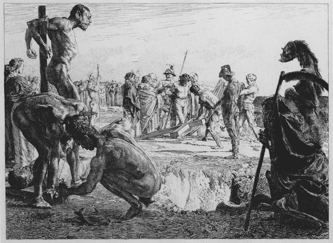Golgata, 1896 af Otto Greiner