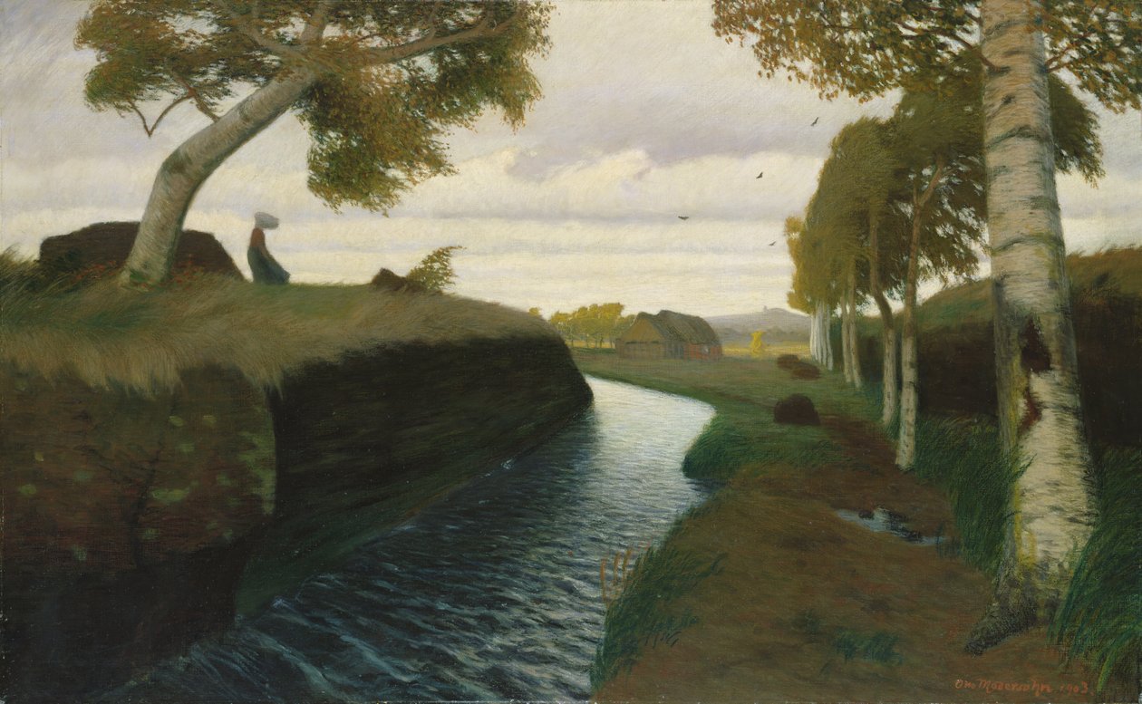 Kanal i Moorland, 1903 af Otto Modersohn