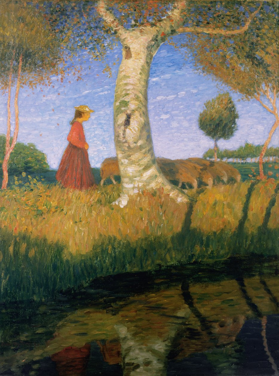 Solrig efterårsdag af Otto Modersohn