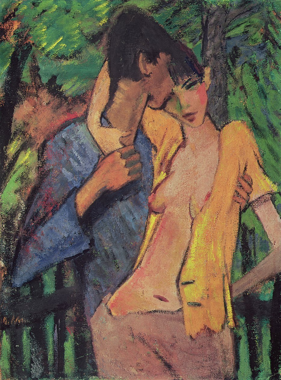 Lovers (The Artist og Irene Altmann) af Otto Mueller