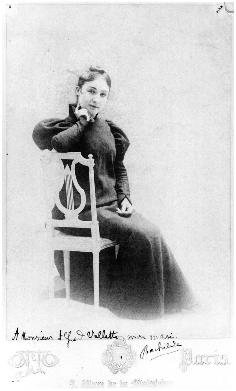 Portræt af Rachilde (1860-1953) af Otto Studio