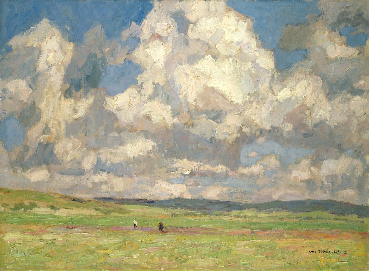Sommerskyer over Gossfelden af Otto Ubbelohde