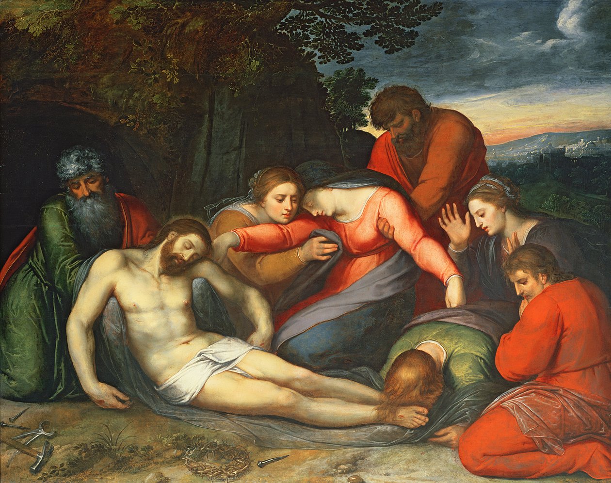 Klagesang over Kristus af Otto van Veen