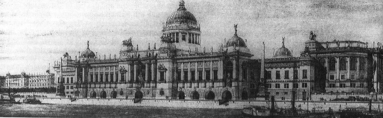 Ikke-vinder af konkurrencen om Budapests parlamentsbygning (1883) af Otto wagner and partners