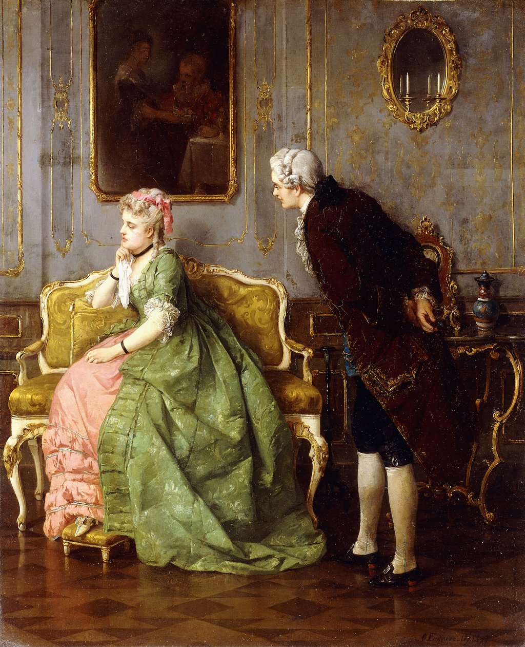 Undskyldningen, 1869 af Otto Erdmann