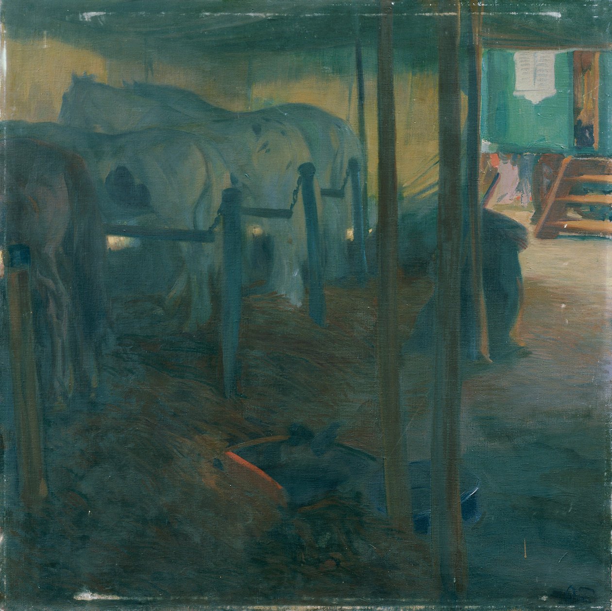 Cirkusstudie (On the Longe) af Otto Friedrich