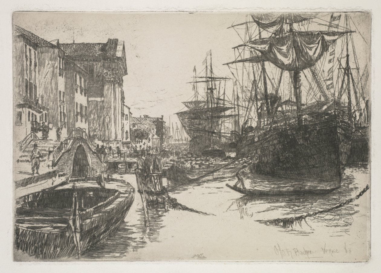 Fundamenterne af Zattere, 1880. af Otto H. Bacher