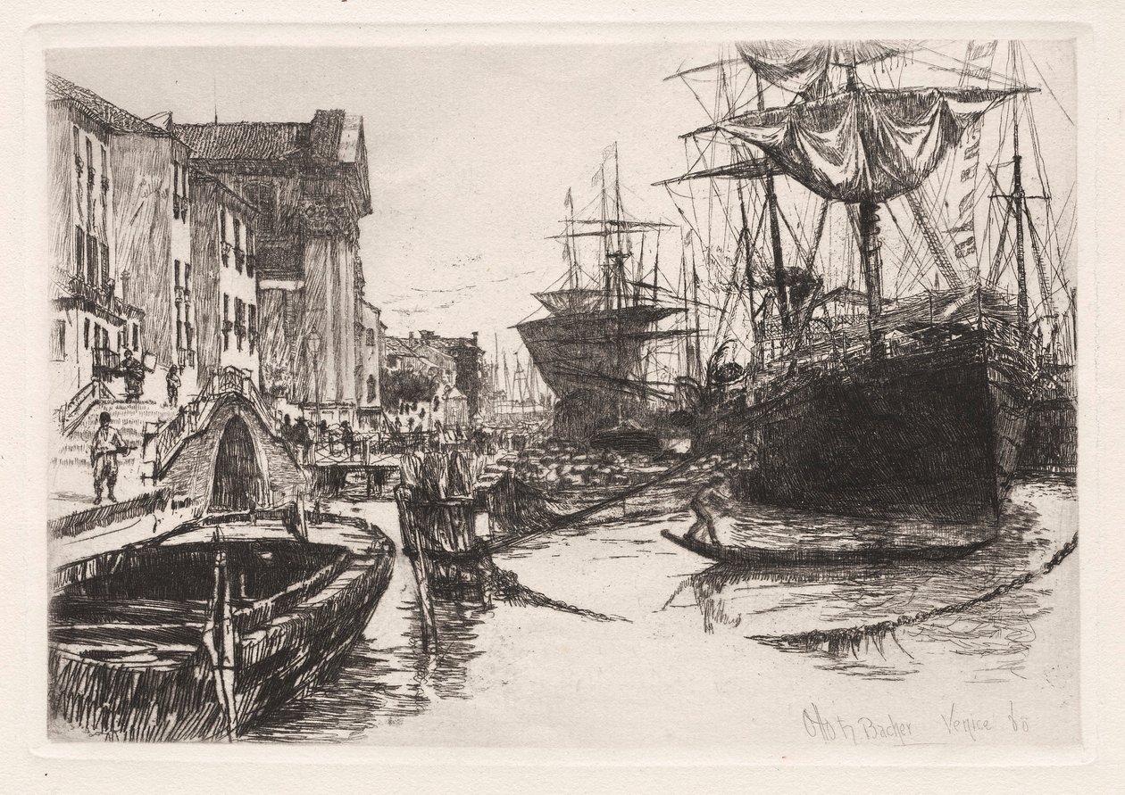 Venedig, 1880. af Otto H. Bacher