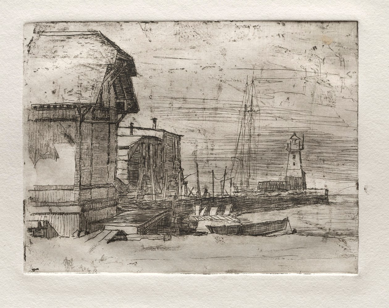 West Pier, 1878. af Otto H. Bacher