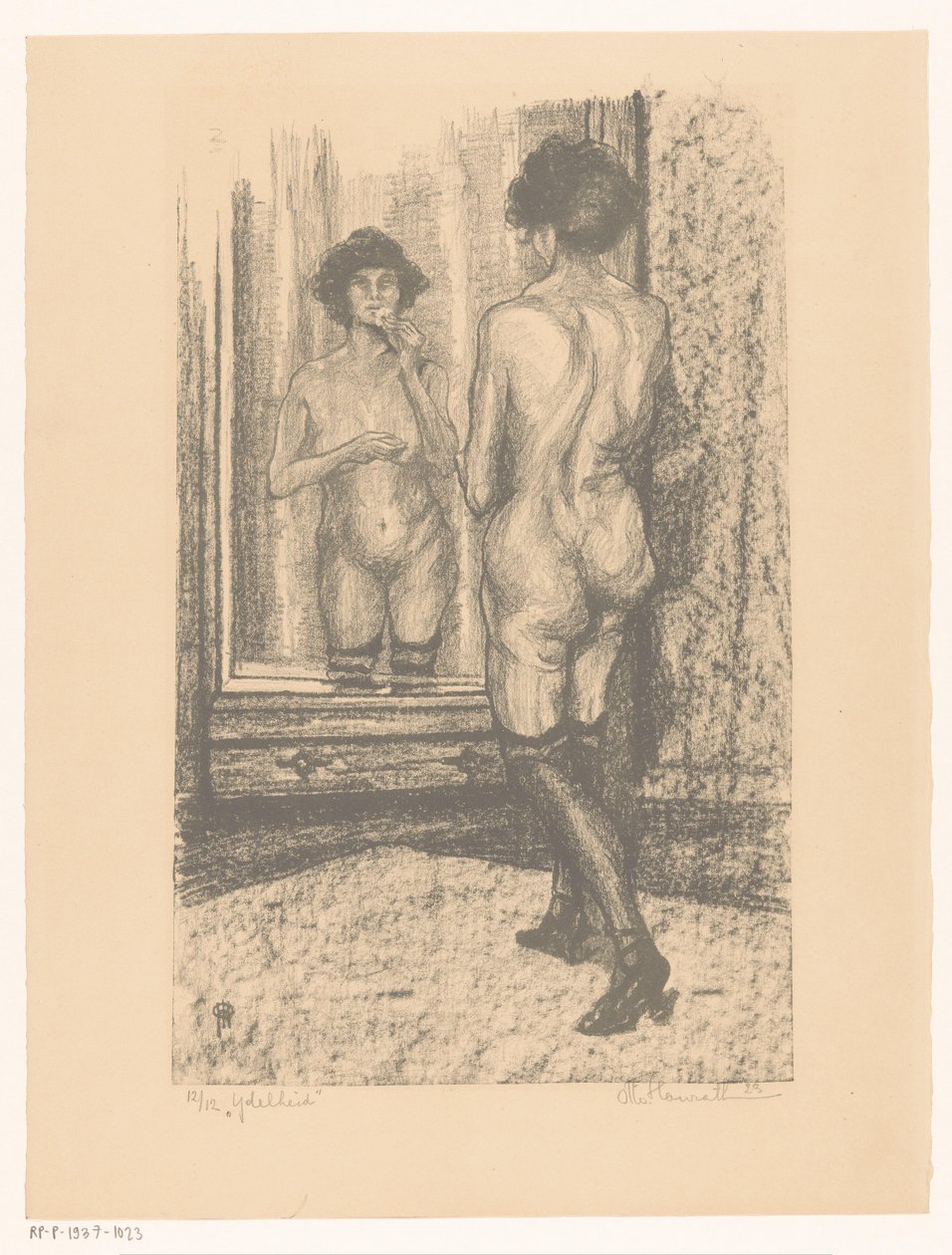 Vanity (original titel på objektet) af Otto Hanrath (signed by artist)
