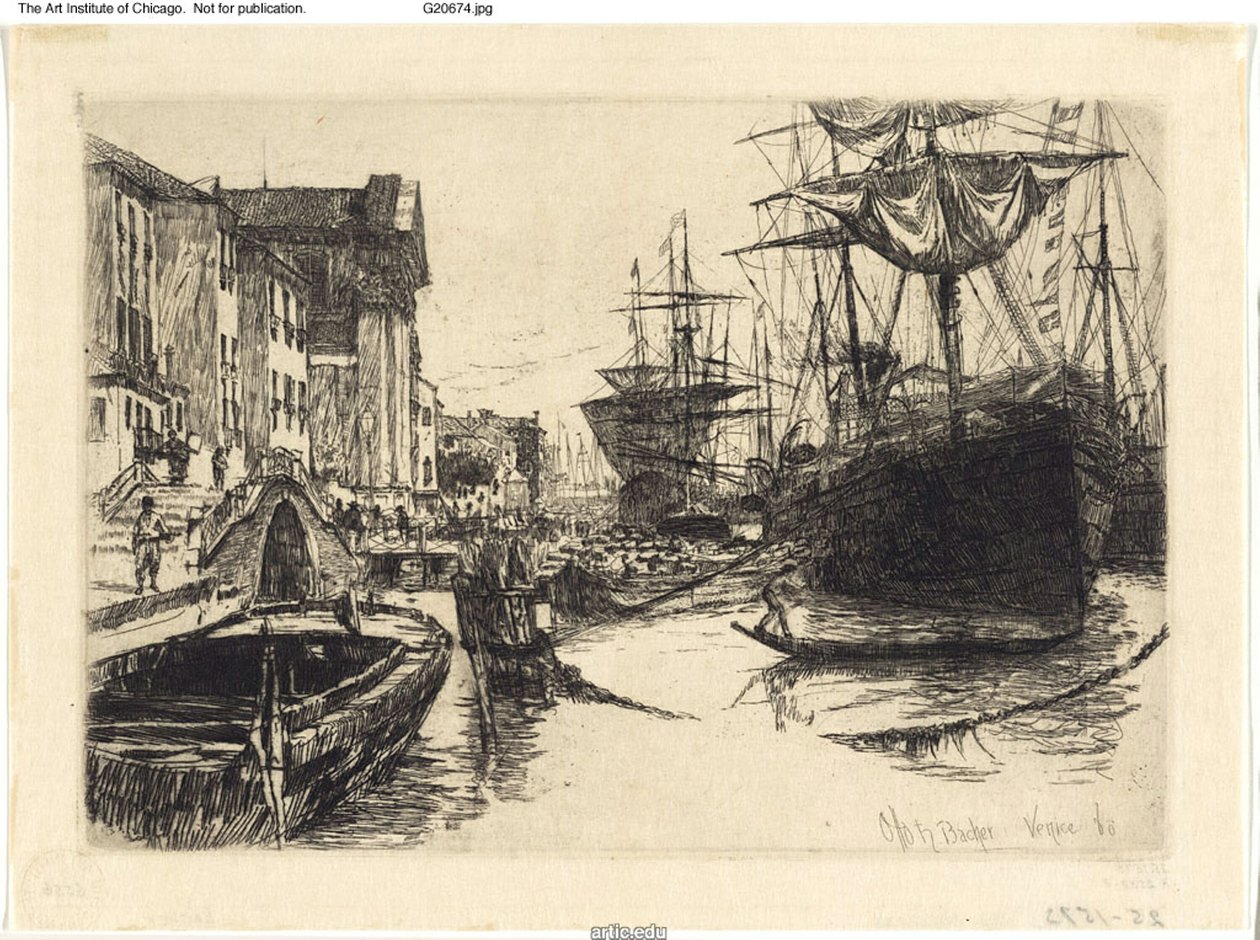 Fondamenta delle Zattere af Otto Henry Bacher