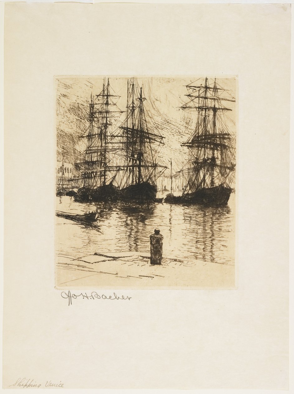 Forsendelse, Venedig, 1879-1880 af Otto Henry Bacher