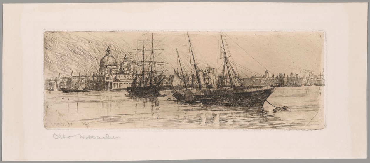 To både, Venedig af Otto Henry Bacher