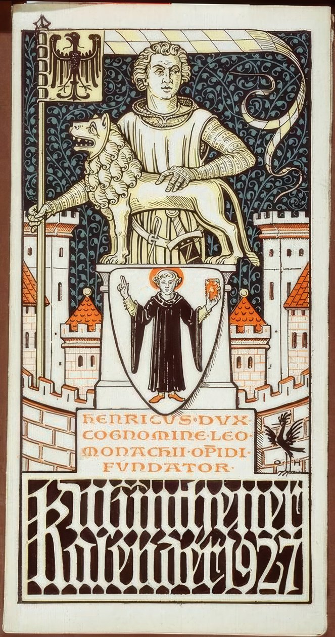 Folkestaten Hessens våbenskjold fra) år) 1920 af Otto Hupp